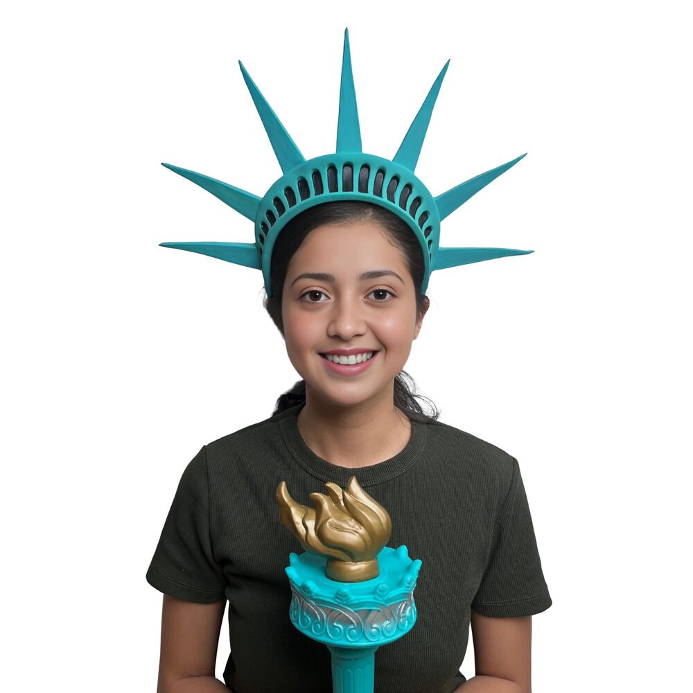 1572 Adult Statue Of Liberty Costume Kit - Statue Of Liberty View 4
